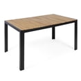 thumbnail image 6 of Acacia Wood & Iron Table - Sealed Against Spills - Outdoor Barbecue / Effortless Clean-up, 6 of 6
