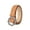 Umber, variant on Women's Faux Leather Belt Circle Summer Cute Fall Medium Spring Casual Work Metal Metal Grey One Size
