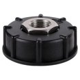thumbnail image 1 of Adaptador de tanque de agua de rosca gruesa IBC S60X6 con accesorios de boquilla de válvula de acero inoxidable (rosca interna de 1/2"), 1 of 4