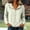 Khaki, variant on Women's Lightweight Jackets Hoodies Cotton Full Zip Up Casual Long Sleeve Top Solid Color with Pockets