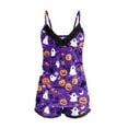 thumbnail image 4 of Halloween Womens Pajama Sets Halloween Printed 2 Piece Cami Top Short Sets for Women Lounge Sets for Women Women Outfits Sets, 4 of 4