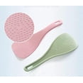 thumbnail image 5 of Nuevas cucharas de paja de trigo ecológicas, pueden colgar accesorios de cocina, cuchara de arroz, cuchara de arroz de trigo reutilizable biodegradable (3 uds), 5 of 5