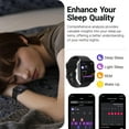 thumbnail image 5 of TOZO S4 Smart Watch for Men Women IP68 Waterproof Smartwatch for iPhone & Android, 1.78" Ultra-Clear AMOLED Screen, Bluetooth Call(Answer/Make Calls), 100+ Sports Modes, Fitness Tracker Sleep Monitor, 5 of 8