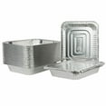 thumbnail image 2 of Aluminum Foil Steam Table Pans, Half Size Deep, 9x13 Pans 50 PackWith Lids, 2 of 4