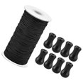 thumbnail image 3 of Blinds Pulling String Replacement Parts For Indoor Curtains Classic Black Decorative 1 Set, 3 of 4