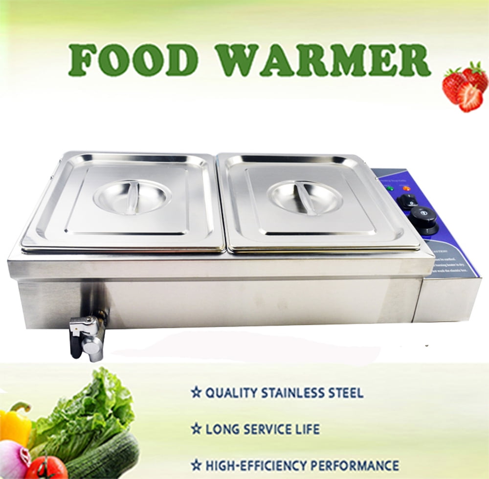 DENFER 2-pot Commercial Gas Food Warmer Restaurant Steam Table