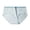 Gray, variant on Womens Underwear Color Block Hipsters Panties Comfortable Breathable High Waist Underwear