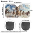 thumbnail image 4 of Yuyamidu Running Horse Car Windshield Sunshade Easy to Install Front Window Sunshade for Car Foldable Sun Blocker Visor Protector for Most Big Auto Sedan SUV, 4 of 7