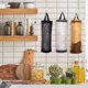thumbnail image 5 of Lot De 3 Distributeurs De Sacs En Plastique Lavables - Support Mural Pliable En Maille - Pour Cuisine, Salle De Bain, Salon, Bureau, Camping-car, Jaun, 5 of 5