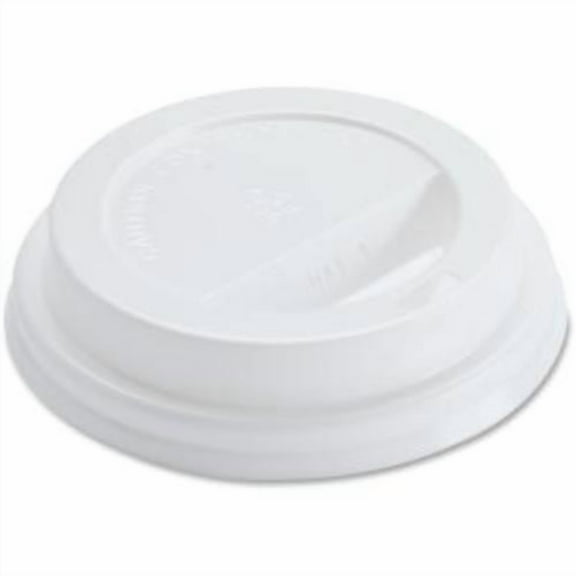 Genuine Joe, GJO19052, Raised Siphole Hot Cup Lids, 50 / Pack, White