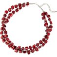 thumbnail image 1 of GHSDFBB Boho Layered Shell Beaded Necklaces Handmade Colored Bead Short Necklace Holiday Style Costume Jewelry for Women, 1 of 5
