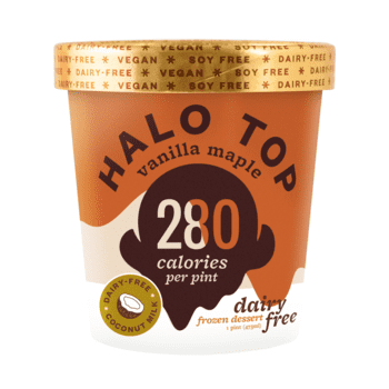 Halo Top, Non Dairy Vanilla Maple, Pint (8 count)