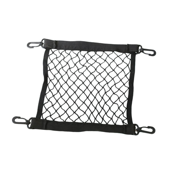 Red de carga para cesta de bicicleta de carretera, red elástica universal de almacenamiento con 4 ganchos, malla organizadora para motocicleta,