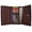 Brown, variant on Genuine Leather Ladies Large Clutch Checkbook Holder Fashion Purse Wallet