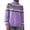 A01-Purple, variant on sususu Womens Fair Isle Sweater Ethnic Argyle Sweaters Retro Lightweight Long Sleeve Neck Pullover Jumper Top,A02-Black,L