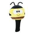 thumbnail image 4 of Funda para palo de golf Kusrkot con forma de cabeza de animal madera número 1 amarilla, 4 of 8