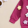 thumbnail image 7 of Hessimy Toddler Fall Outfit Bear-Print Long-Sleeve Sweatshirt & Pants 3-24 Months Unisex Baby Girl Outfits Baby Pajamas Toddler Girl Outfits (Hot Pink,18-24 Months), 7 of 7