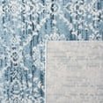 thumbnail image 6 of SAFAVIEH Martha Stewart Isabella Diamond Area Rug, Denim Blue/Ivory, 6'7" x 6'7" Square, 6 of 8