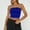 Blue, variant on Women's Strapless Bandeau Tube Top Stretchy, Comfortable, and Versatile Crop Top for Casual and Active Wear