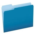 thumbnail image 2 of "Colored File Folders, 1/3-Cut Tabs, Letter Size, Blue/light Blue, 100/box | Bundle of 5 Boxes", 2 of 7