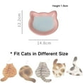 thumbnail image 2 of Platos de comida para gatos de cerámica, cuencos de comida para gatos, cuencos poco profundos para gatitos y animales pequeños, 2 of 6