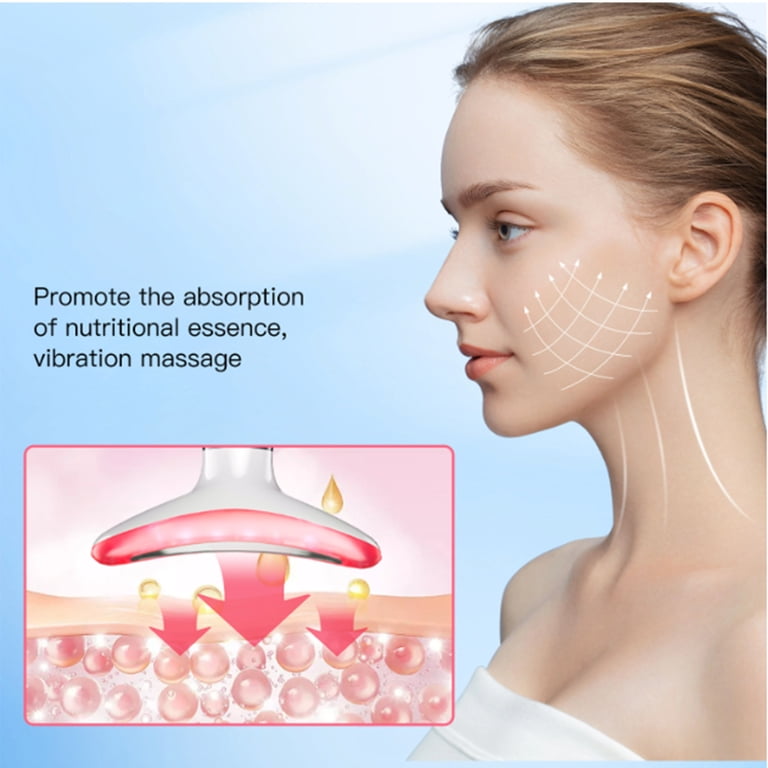 Facial Massager for Face and Neck, Red-Light-Therapy-for-Face and