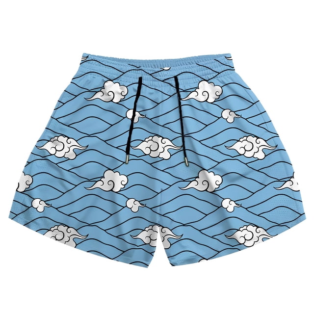 Pantalones cortos con estampado 3D para hombre y mujer, Shorts deportivos para gimnasio, entrenamiento, correr, de malla, de secado rápido