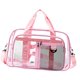 thumbnail image 4 of Bolsa de lona transparente de PVC, portátil, para deportes, ideal para festivales de música y otros eventos deportivos. Rosa, 4 of 8