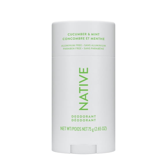 Native Natural Deodorant, Cucumber & Mint, Aluminum Free
