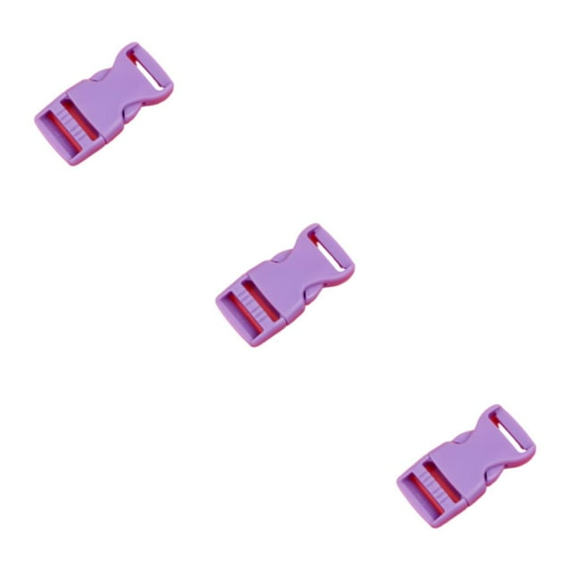 Guardoinrt 10pieces Accessories Collection Versatile Clasp Belt Buckles Easy To ABS Release Buckle Buckle Strap purple 3Set