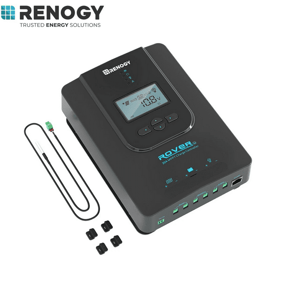 Renogy 20 Amp 12V/24V DC Input MPPT Auto Parameter Solar Charge Controller