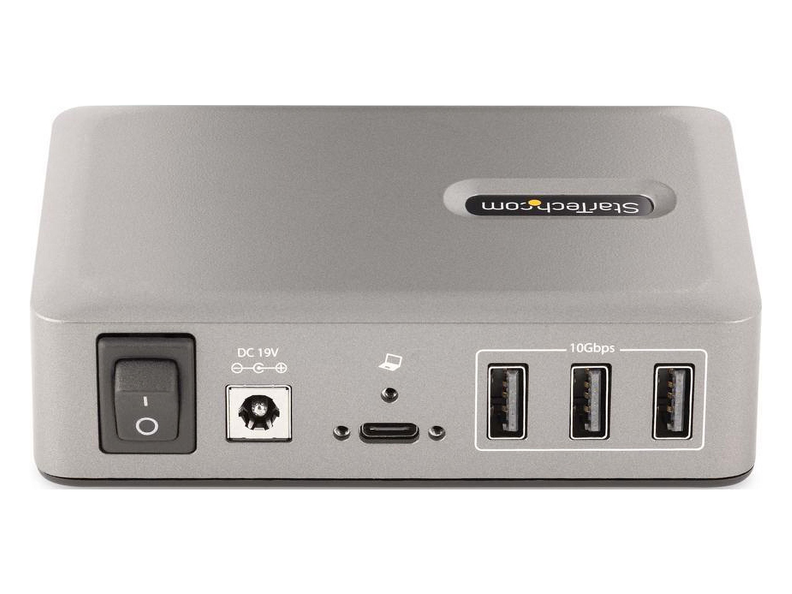 StarTech 10-Port USB-C Hub - 8x USB-A/2x USB-C - Self-Powered w/65W Power Supply - USB 3.1 10Gbps - Desktop/Laptop USB Hub w/USB-IF Certified 3ft Locking Cable, USB C Hub
