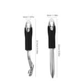 thumbnail image 2 of SEWCHICS Vegetable Corer Tool Spiral Ribbed Spoonlike Head Home Cooks Cooking 2Pcs 8.9X1.6X1In, 2 of 8
