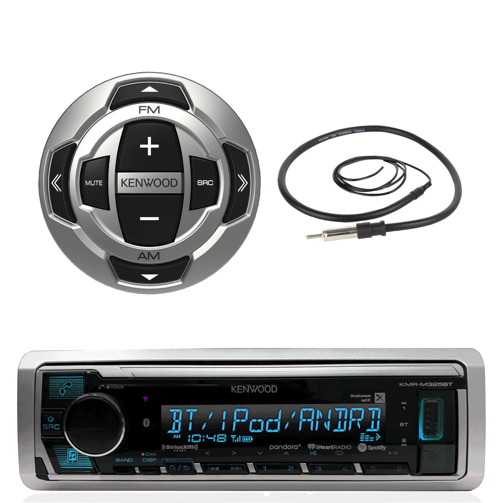 kenwood marine radio and speakers