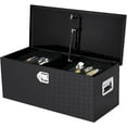 thumbnail image 2 of Yesurprise 48" Heavy Duty Aluminum Truck Tool Box Waterproof Storage Organizer Chest with Diamond Plate Side Handles Lock, 2 of 7
