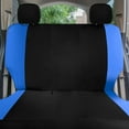 thumbnail image 5 of FH Group Universal Fit Blue Car Seat Covers, Polished and Chic Flat Cloth Seat Protector for Trucks, SUVs & Vans, Washable - Full Set, 5 of 9
