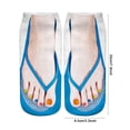 thumbnail image 2 of 1 par de calcetines bonitos unisex Kawaii calcetines cortos bajos regalo de Navidad de Halloween, 2 of 6