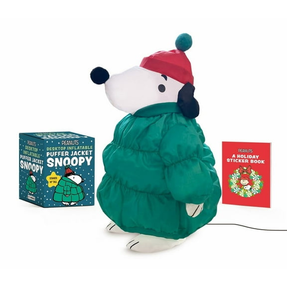 Peanuts: Desktop Inflatable Puffer Jacket Snoopy: Stands 14" Tall (Paperback)