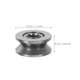 thumbnail image 2 of unbranded 30Ud Rodamientos De V Groove Para Guía En Riel Industrial De Acero Plateado, 2 of 8