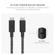 thumbnail image 4 of Cable de carga Native Union Anchor de 240 W USB-C a USB-C 3.1 3 m, 4 of 9