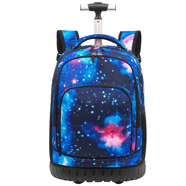 Mochila con ruedas Doble asa Ruedas Niños Niñas Viaje Escuela Niños Equipaje Viaje para niños pequeños