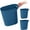 Navy, variant on IRIS USA 6 Gallon / 24 Quart Plastic Wastebasket Trash Cans for Home, Office, Bedroom, Bathroom, Gray, 2-Pack
