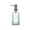 White, variant on Hand Soap Dispenser,Glass Foaming Soap Dispenser Foaming,Foaming Soap Dispenser Pump Bottles, BPA Free Empty Refillable Plastic Container for Liquid Soap(White 15oz 7.5in)