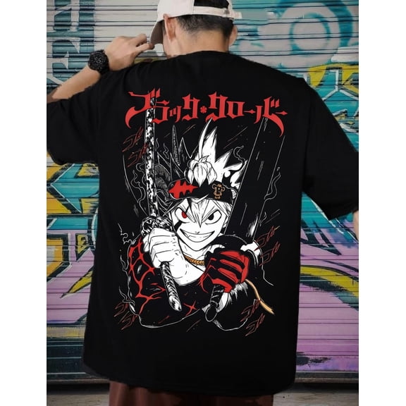 Black Clover Anime Manga T-Shirt, Asta Tee Sizes S-5Xl GooGate