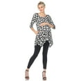 thumbnail image 4 of White Mark Women's Maternity Geometric Circle Tunic Top, 4 of 6