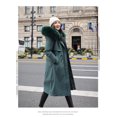 thumbnail image 2 of Winter Jacket Down Jacket Mid-Length Coat Quilted, Ladies Winter Coat Sewn Coat Winter Jacket Long Sewing Warm, M, 2 of 5