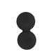 thumbnail image 1 of Neries retrocede la galleta de silicona Bolas de masaje Accesorio Massagers Accesorios Masajes Herramienta para deportes para el hogar Terapia de relajación Cuerpo Negro sidaley OD003157-03, 1 of 7