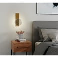 thumbnail image 2 of Gild Design House Canada Noelle Mid-Century Metal Glass Sconce Gold Finish, 2 of 6