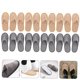 thumbnail image 5 of unbranded 10 Pares De Zapatillas Plegables Para Hotel Con Suela Eva Y Parte Superior De Toalla, 5 of 8