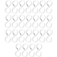 thumbnail image 1 of 25 PCS S Hooks for Hanging - S Shaped Hooks for Kitchen Utensil and Closet Rod - S Hooks for Hanging Plants, Pots and Pans, Bags - Heavy Duty Rustproof Safety Buckle Design, 1 of 5